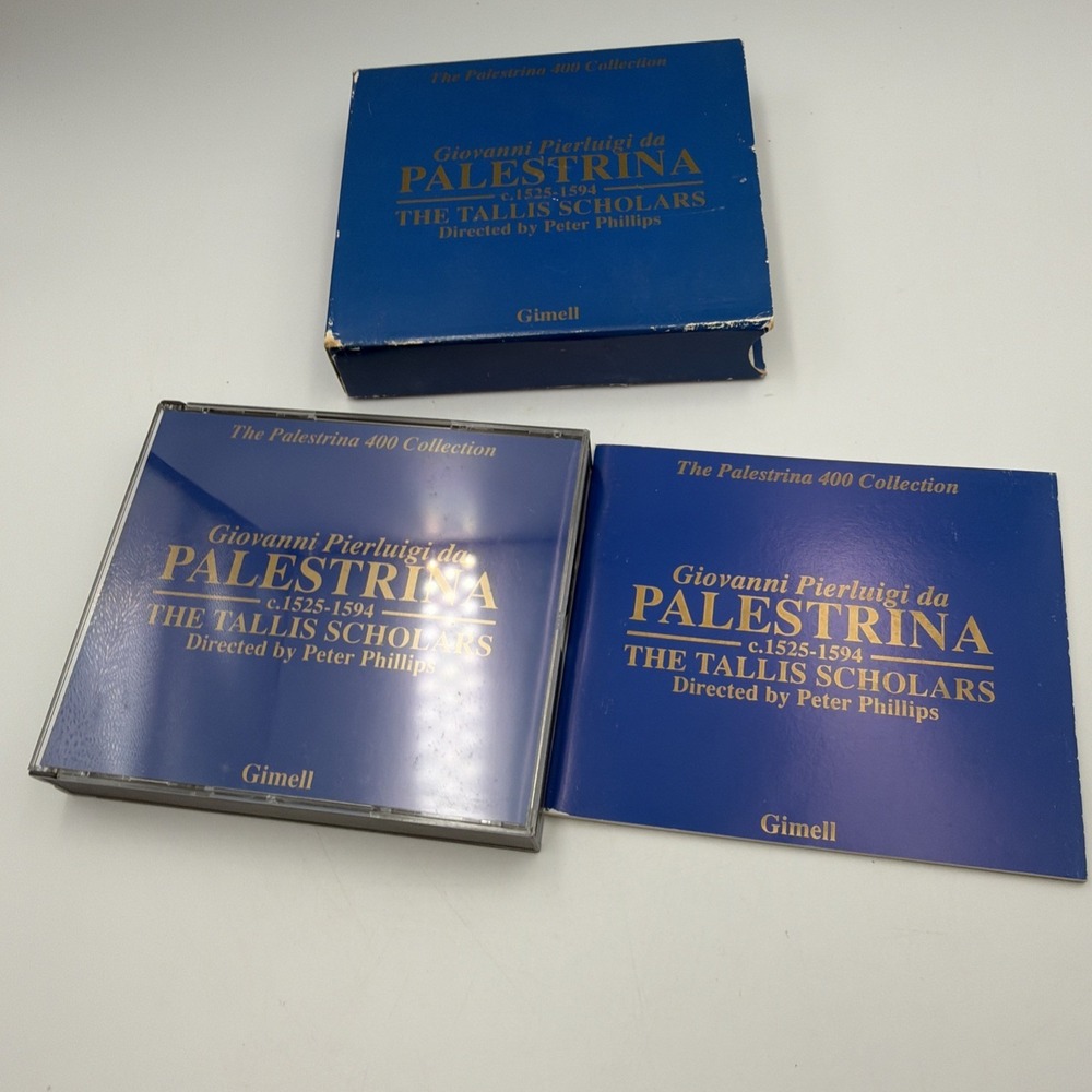 Giovanni Pierluigi da Palestrina (CD, 1993, 4 Discs, Gimell) W/Booklet #1225AH - Picture 4 of 7
